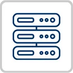 Piktogramm - Daten-Hosting