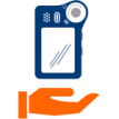 Icon: body-cam test kit